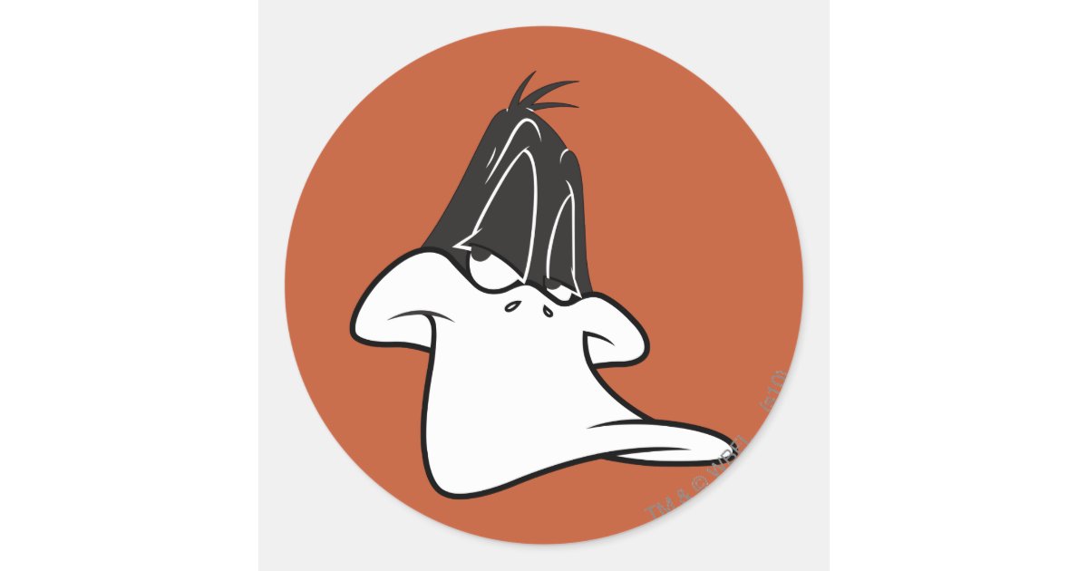 Sly DAFFY DUCK™ Classic Round Sticker | Zazzle