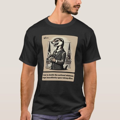 Sly Deals The Crafty Weasel Politician  T_Shirt