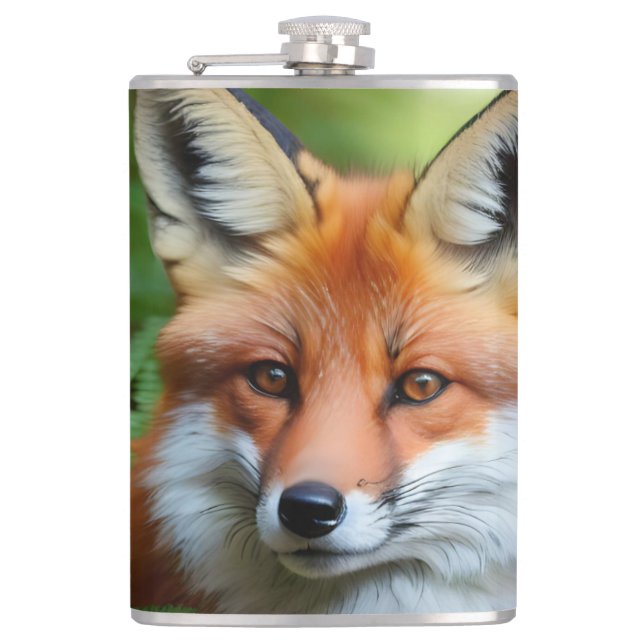 "Sly: The Fox in the Shadows" Flask (Front)