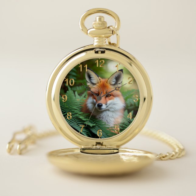 "Sly: The Fox in the Shadows" Pocket Watch (Inside)