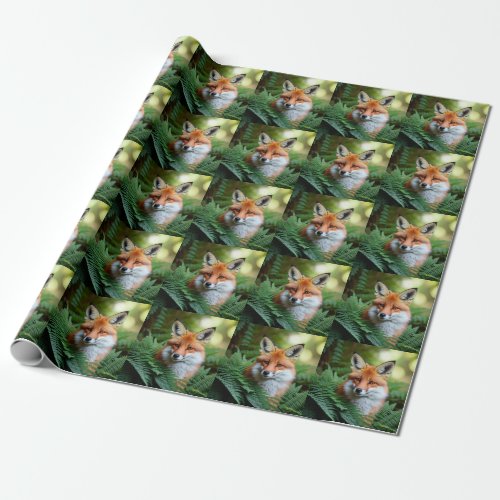 Sly The Orange Fox  Wrapping Paper
