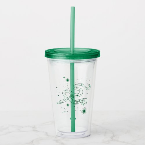 SLYTHERIN Constellation Graphic Acrylic Tumbler