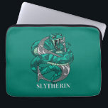 SLYTHERIN™ Crosshatched Emblem Laptop Sleeve<br><div class="desc">HARRY POTTER™ | The Slytherin House Lion stylized with crosshatching,  geometric shapes,  and filigree.</div>