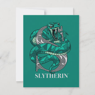 SLYTHERIN™ Crosshatched Emblem Note Card