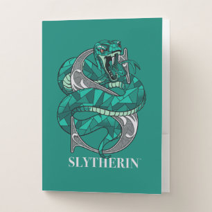 SLYTHERIN™ Crosshatched Emblem Pocket Folder