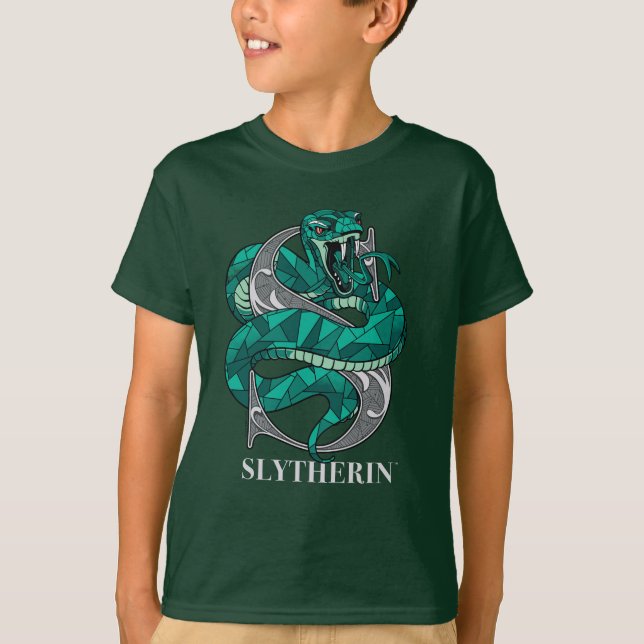 SLYTHERIN™ Crosshatched Emblem T-Shirt (Front)