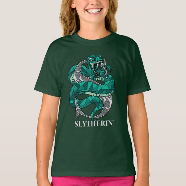 SLYTHERIN™ Crosshatched Emblem T-Shirt (Front)