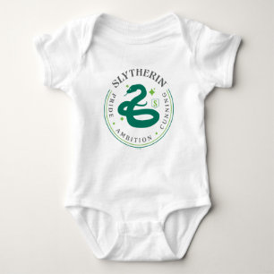 SLYTHERIN™ Green Snake House Pride Badge Baby Bodysuit