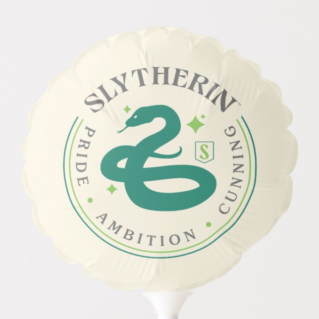 SLYTHERIN™ Green Snake House Pride Badge Balloon (Front)