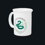 SLYTHERIN™ Green Snake House Pride Badge Beverage Pitcher<br><div class="desc">These are the tenets for SLYTHERIN™ House: Pride - Ambition - Cunning. Wear this on a graphic t-shirt or have on a personalized mug! Shop this design on more custom Zazzle products for the perfect gift.</div>