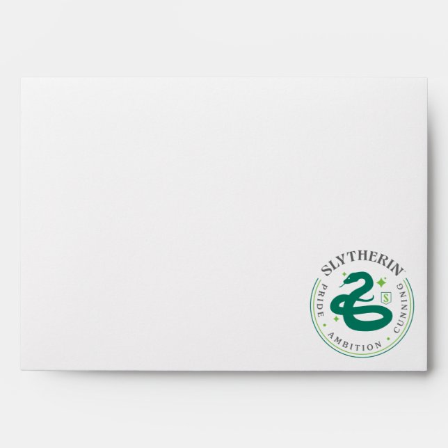 SLYTHERIN™ Green Snake House Pride Badge Envelope (Front)