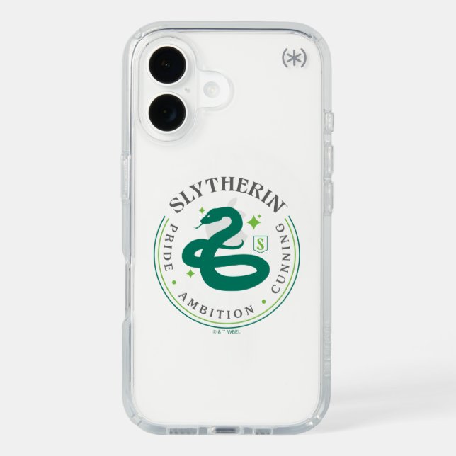 SLYTHERIN™ Green Snake House Pride Badge Speck iPhone Case (Front)