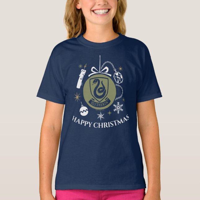 SLYTHERIN™ Holiday Bauble Graphic T-Shirt (Front)