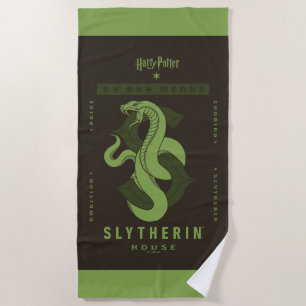 SLYTHERIN™ House By Any Means Beach Towel