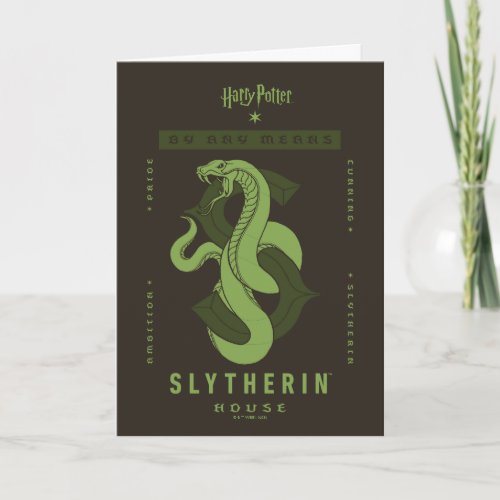 SLYTHERINâ House By Any Means Card