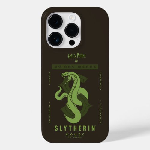 SLYTHERINâ House By Any Means Case_Mate iPhone 14 Pro Case