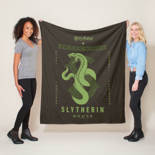 SLYTHERINâ House By Any Means Fleece Blanket