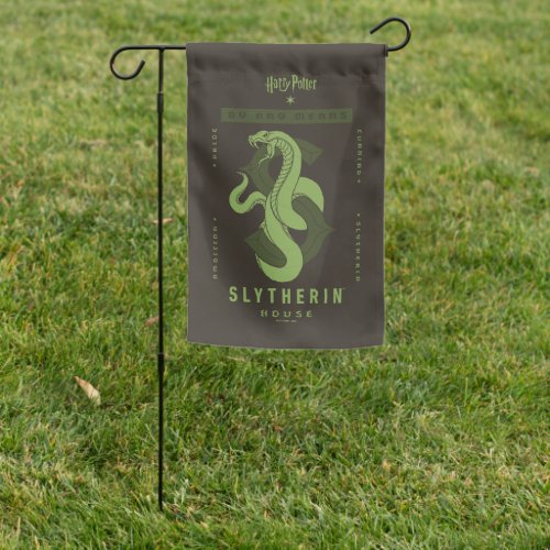 SLYTHERINâ House By Any Means Garden Flag