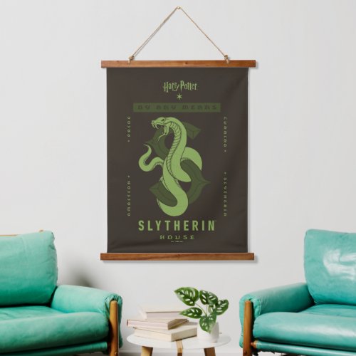SLYTHERINâ House By Any Means Hanging Tapestry