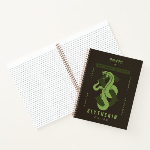 SLYTHERINâ House By Any Means Notebook