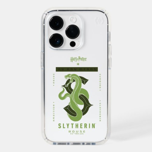 SLYTHERINâ House By Any Means Speck iPhone 14 Pro Case