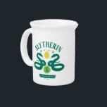 SLYTHERIN™ House Double Snake Locket Graphic Beverage Pitcher<br><div class="desc">Show your HOGWARTS™ House Pride with this SLYTHERIN™ graphic featuring two green snakes and the SLYTHERIN™ Locket! Wear this on a cool graphic t-shirt or drink from a custom mug! Shop this design on more custom Zazzle products for the perfect gift.</div>