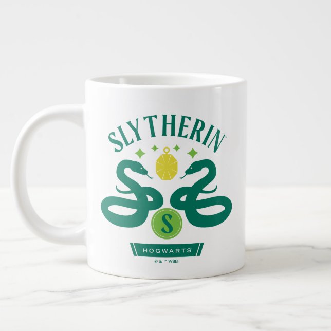 SLYTHERIN™ House Double Snake Locket Graphic Giant Coffee Mug (Left)