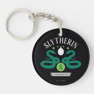 SLYTHERIN™ House Double Snake Locket Graphic Keychain