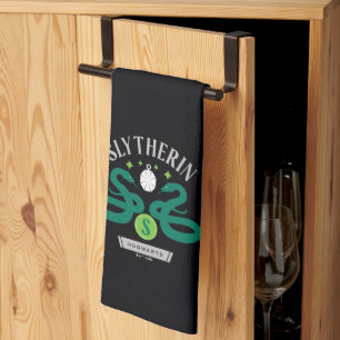 SLYTHERIN™ House Double Snake Locket Graphic Kitchen Towel