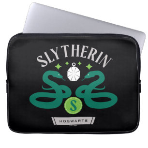 SLYTHERIN™ House Double Snake Locket Graphic Laptop Sleeve