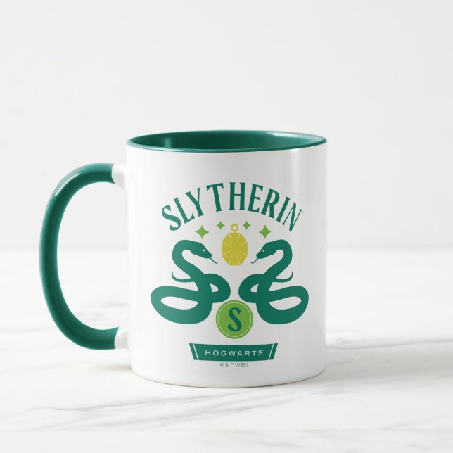 SLYTHERIN™ House Double Snake Locket Graphic Mug (Left)