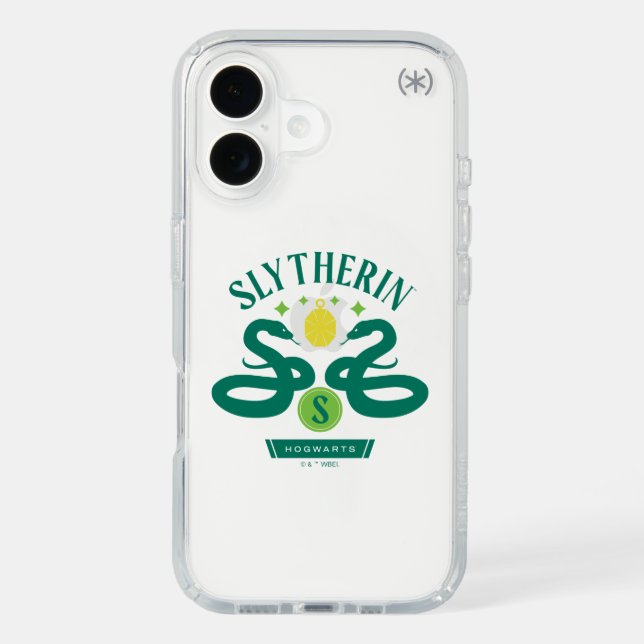 SLYTHERIN™ House Double Snake Locket Graphic Speck iPhone Case (Front)