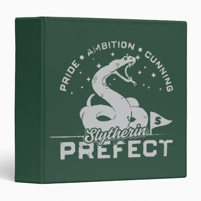 SLYTHERIN™ Prefect Badge 3 Ring Binder (Front/Spine)