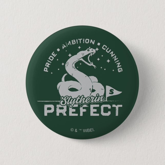 SLYTHERIN™ Prefect Badge Button (Front)