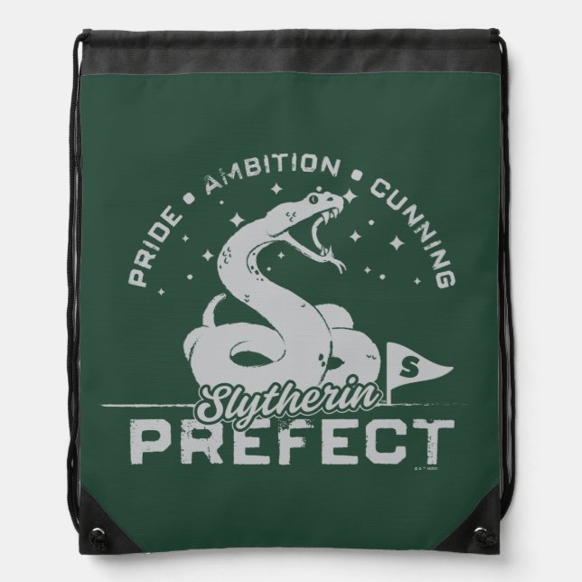SLYTHERIN™ Prefect Badge Drawstring Bag (Front)