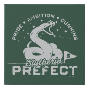 SLYTHERIN™ Prefect Badge Faux Canvas Print