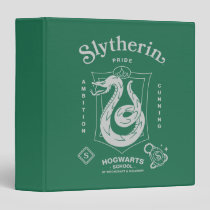 SLYTHERIN™ Pride Ambition Cunning Crest 3 Ring Binder