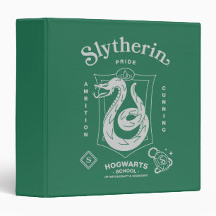 SLYTHERIN™ Pride Ambition Cunning Crest 3 Ring Binder