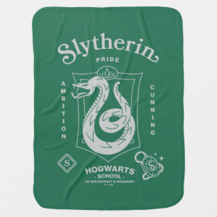 SLYTHERIN™ Pride Ambition Cunning Crest Baby Blanket