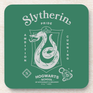 SLYTHERIN™ Pride Ambition Cunning Crest Beverage Coaster