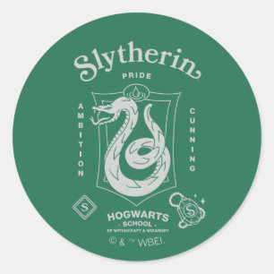 SLYTHERIN™ Pride Ambition Cunning Crest Classic Round Sticker