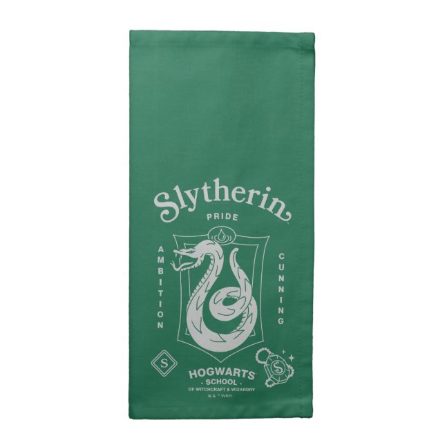 SLYTHERIN™ Pride Ambition Cunning Crest Cloth Napkin (Half Fold)