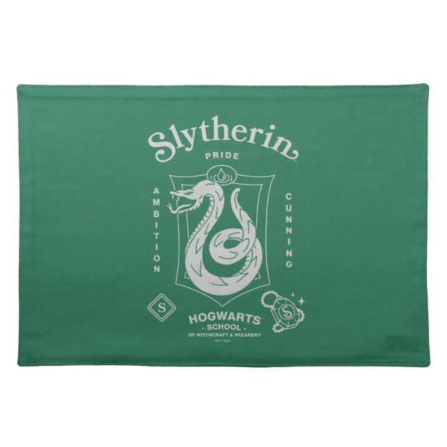 SLYTHERIN™ Pride Ambition Cunning Crest Cloth Placemat (Front)