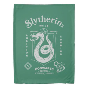 SLYTHERIN™ Pride Ambition Cunning Crest Duvet Cover