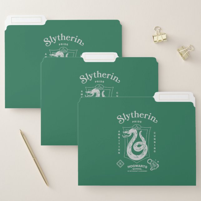 SLYTHERIN™ Pride Ambition Cunning Crest File Folder (Set)