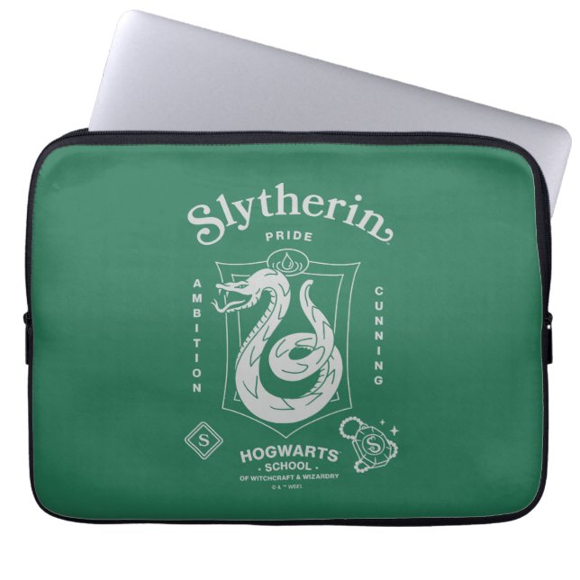 SLYTHERIN™ Pride Ambition Cunning Crest Laptop Sleeve (Front)