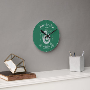 SLYTHERIN™ Pride Ambition Cunning Crest Round Clock