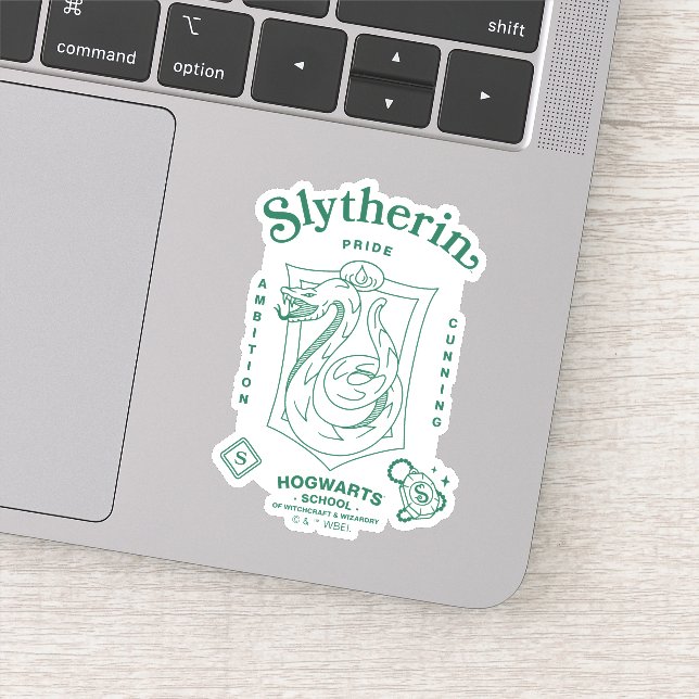 SLYTHERIN™ Pride Ambition Cunning Crest Sticker (Detail)
