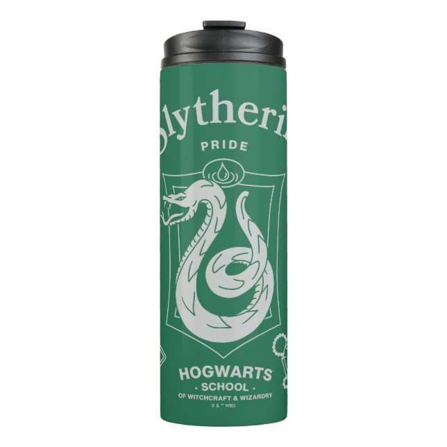 SLYTHERIN™ Pride Ambition Cunning Crest Thermal Tumbler (Front)