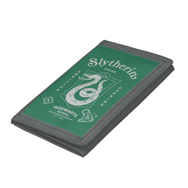 SLYTHERIN™ Pride Ambition Cunning Crest Trifold Wallet (Bottom)